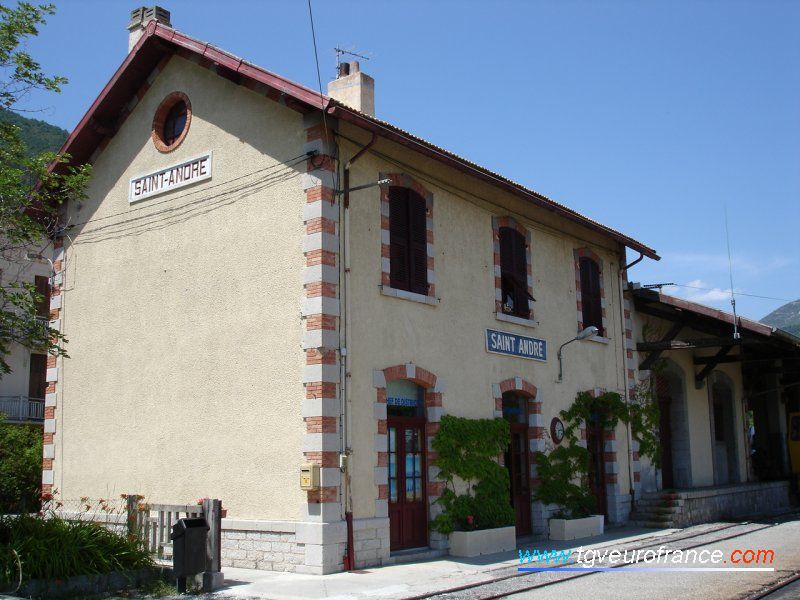 La gare de Saint-André-les-Alpes