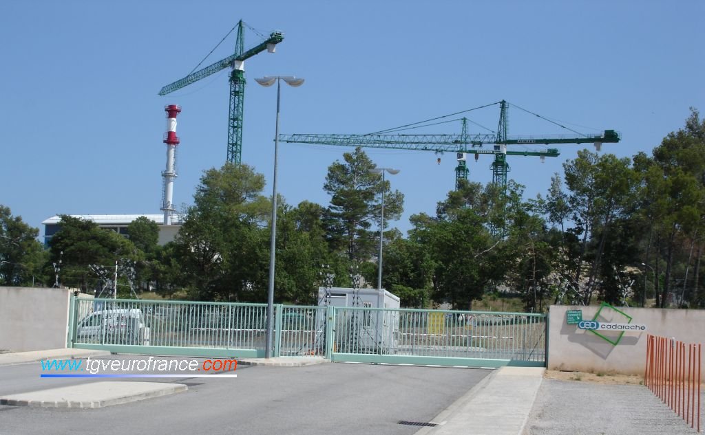 Le futur site d'implantation du réacteur ITER en Provence