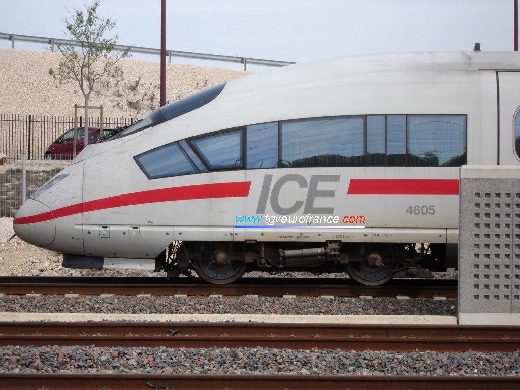 The ICE 3 train in Aix-en-Provence