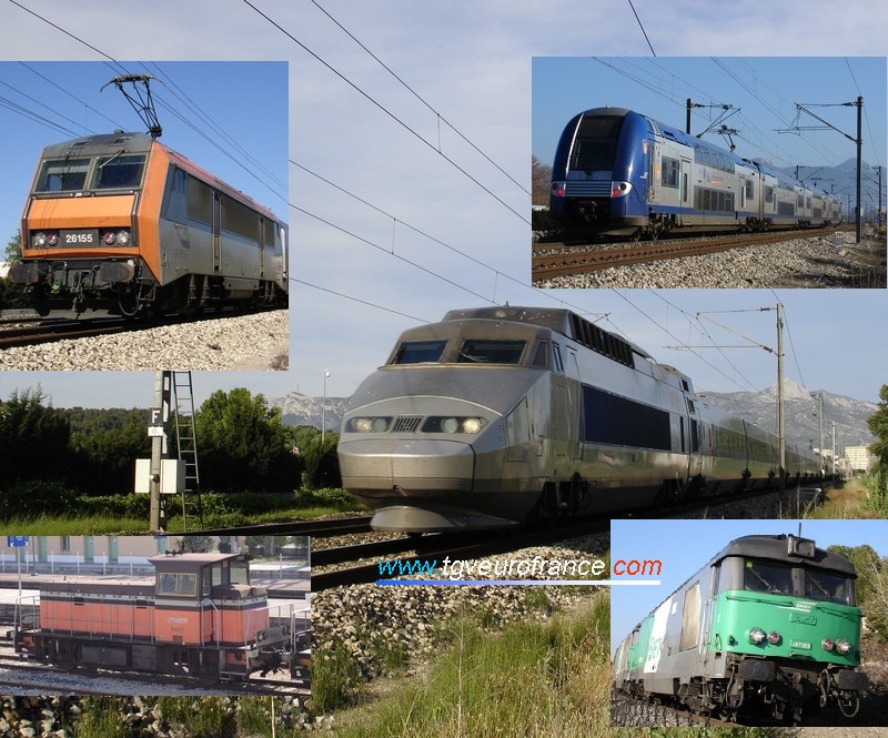 The rolling stock in France