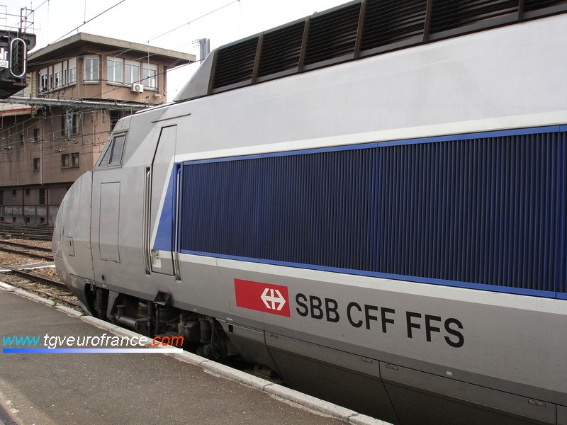 Une rame TGV PSE tricourant - Le TGV Lyria 114 des CFF suisses